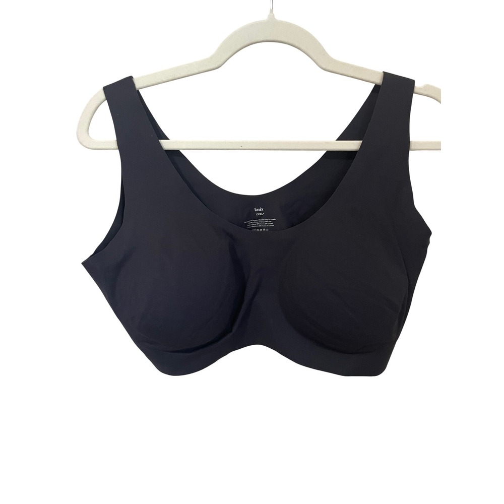 Knix Catalyst Sports Bra Black High Impact Wireless Molded Cups XXXL+
